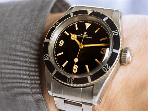 rolex submariner 1954|rolex submariner dial variations.